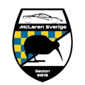 McLaren Sverige-logotyp med texten Sedan 2018